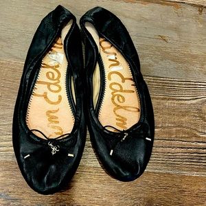 Sam Edelman 8.5 black leather ballet flat